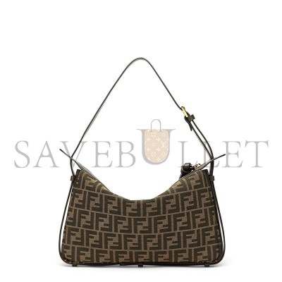 FENDI SIMPLY FENDI MEDIUM LEATHER 8BR829AFPMF1GL7 (33*20*5cm)